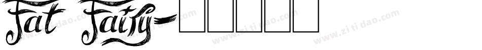 Fat Fairy字体转换